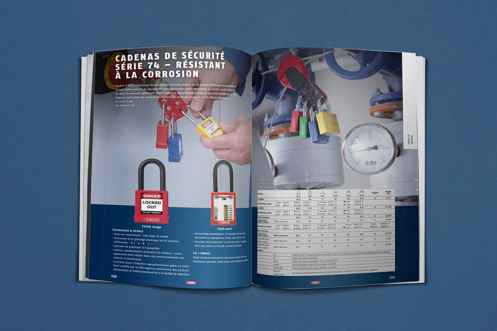 Abus, catalogue quincaillerie 2026, pages intérieures